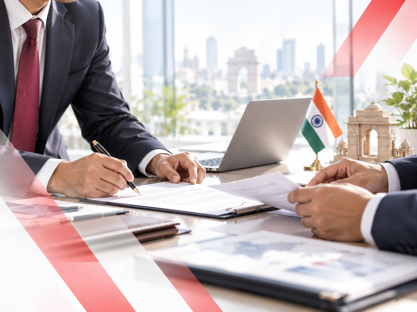 インド法人設立準備と先行採用のイメージ