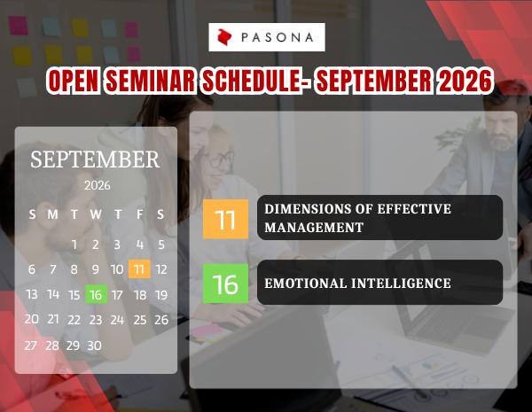 Open Seminar Training Calendar โ September ’26