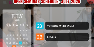 Open Seminar Training Calendar – July ’26