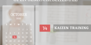 Open Seminar Training Calendar – October ’25